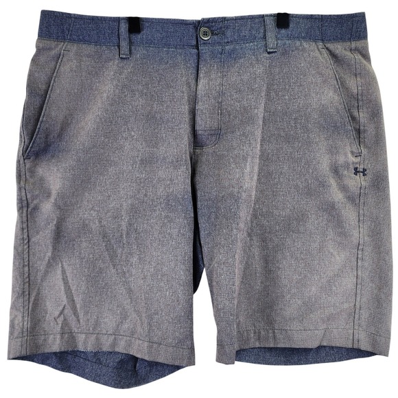 Under Armour Other - Under Armour HeatGear Mens Sz 38 Golf Shorts Loose Fit Gray Polyester Blend
